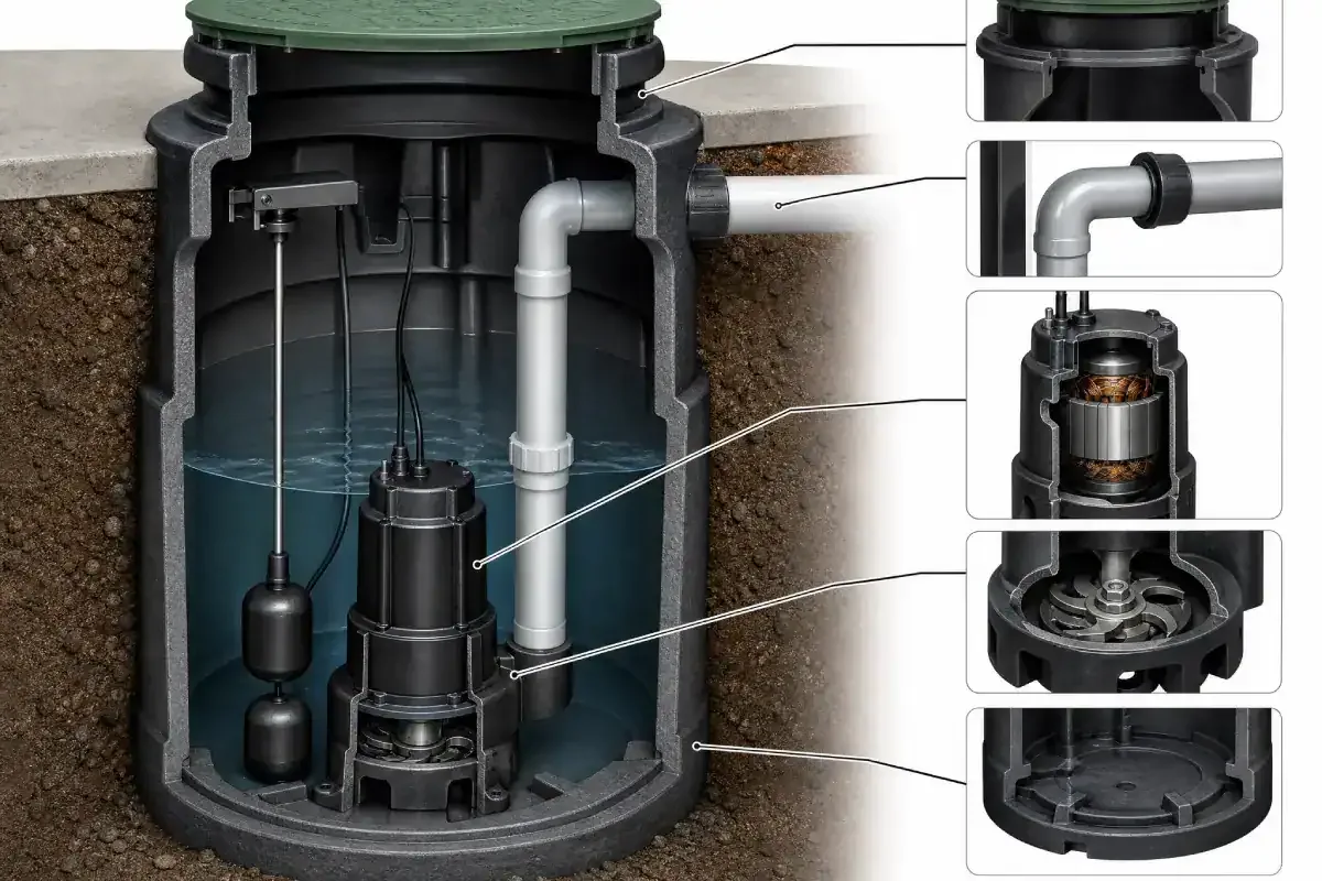 Prodigy Sewer and Drain shows how a sump pump system works underground and moves water safely away from your home.