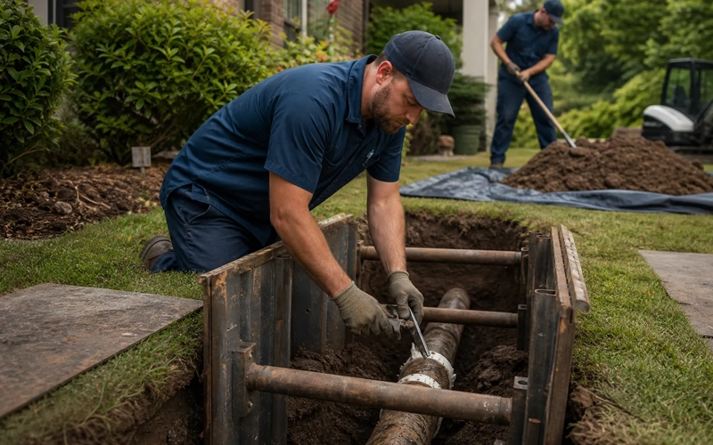 Burst Pipe Repair — Prodigy crew