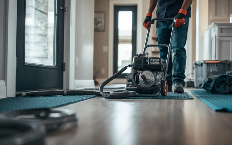 Commercial Drain Cleaning — completed work