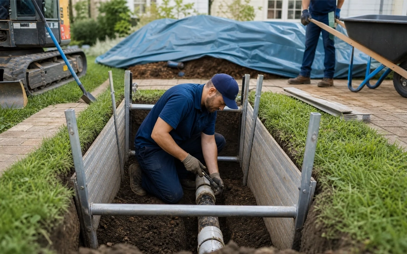 Emergency Sewer Backup Service — Prodigy crew