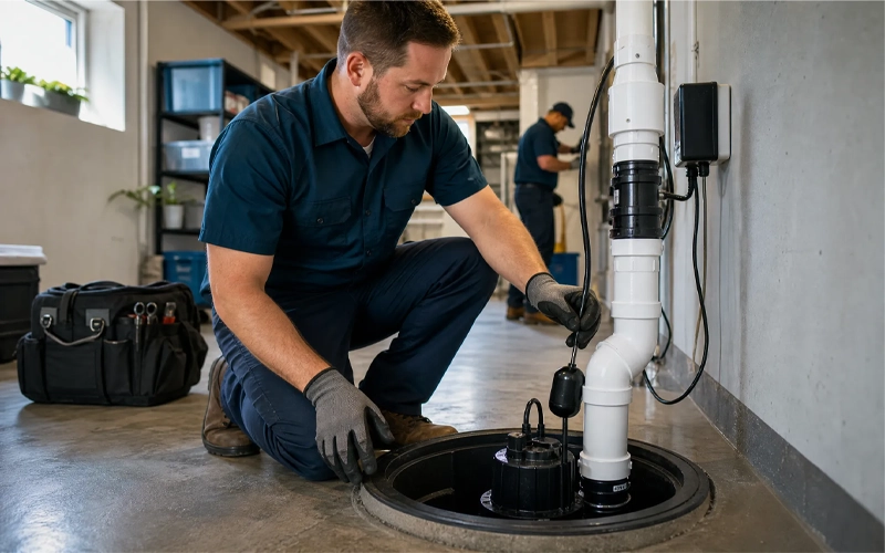 Grinder Pump Service — Prodigy crew