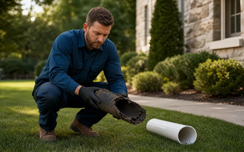 Orangeburg Pipe Replacement — completed work