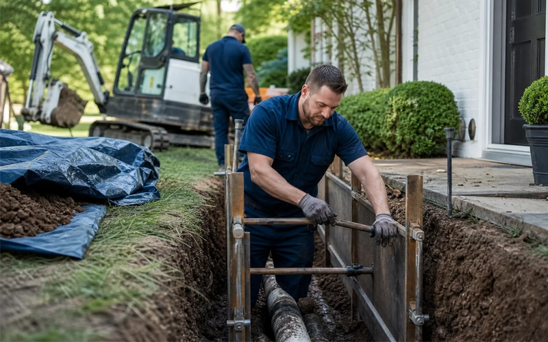 Septic System Installation — Prodigy crew