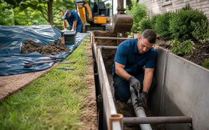 Sewer Line Locating — Prodigy crew