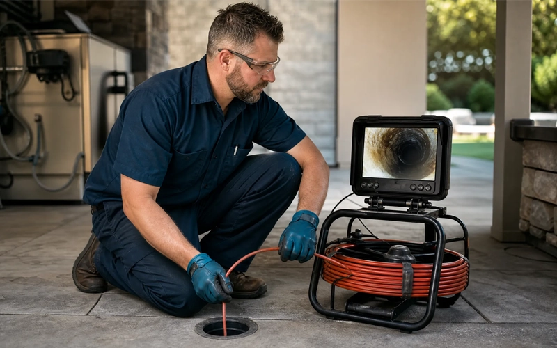 Sewer Scope Inspection — Prodigy crew