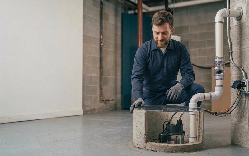 Sump Pump Replacement — completed work
